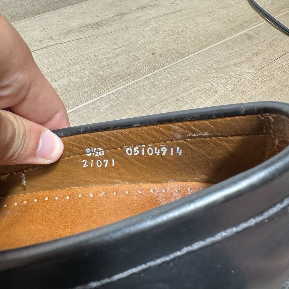 Sebago Mens 8.5 Classic Penny Loafer Black Leather Handsewn Luxury Goodyear Welt - Picture 4 of 12